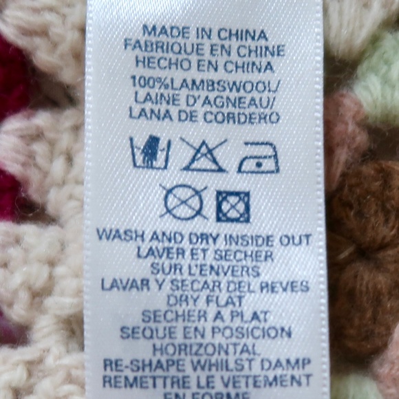 Adorable French Connection Granny Square Crochet Cardigan S - Picture 7 of 7